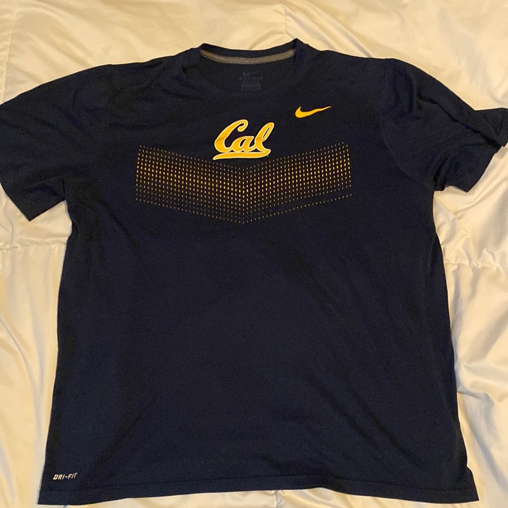 Nike Drifit Navy Cal Berkeley Shirt, Size XL